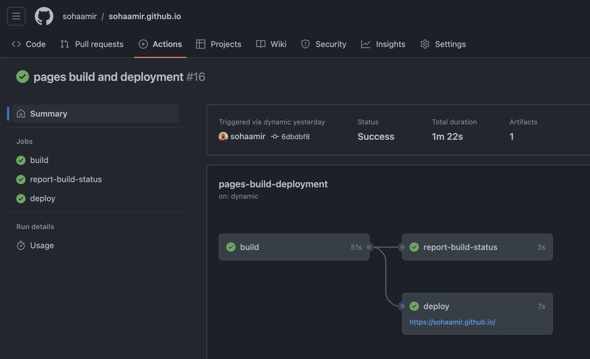 GitHub screenshot